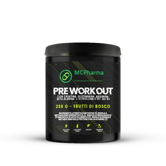 PRE WORKOUT gusto frutti di bosco!