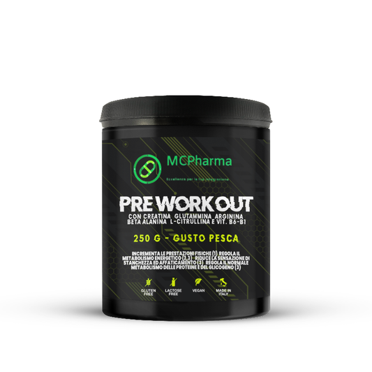 PRE WORKOUT gusto The pesca!